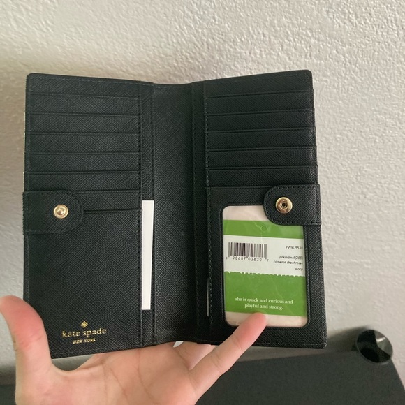 NWT Kate Spade Rose Wallet - Picture 3 of 3